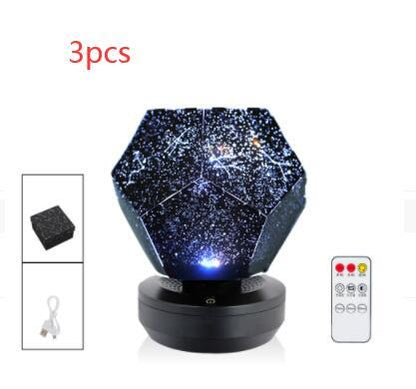 LED Starry Sky Projector Night Lights 3D Projection Night Lamp