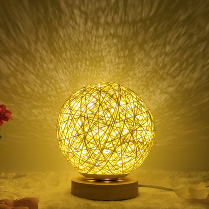 Creative Linen Table Lamp Novel and Unique LED Intelligent