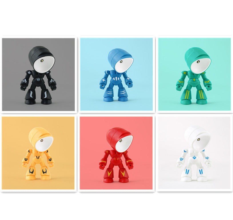 Cute LED Hero Table Lamp Mini Portable Cool Cute Robot