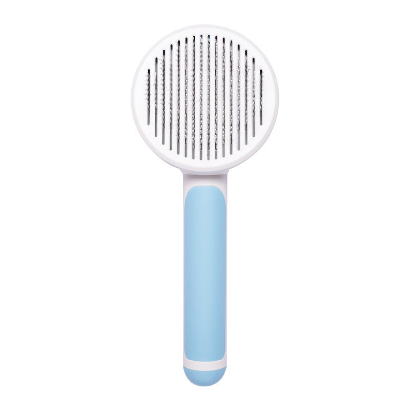 New Pet Cat Brush Self-cleaning Comb Looper