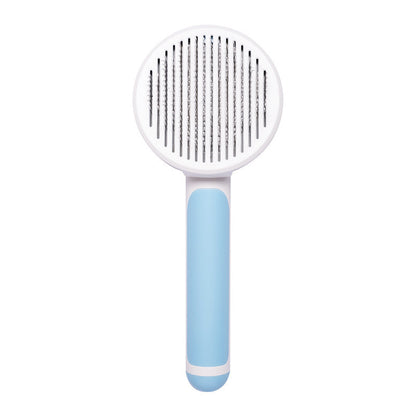New Pet Cat Brush Self-cleaning Comb Looper