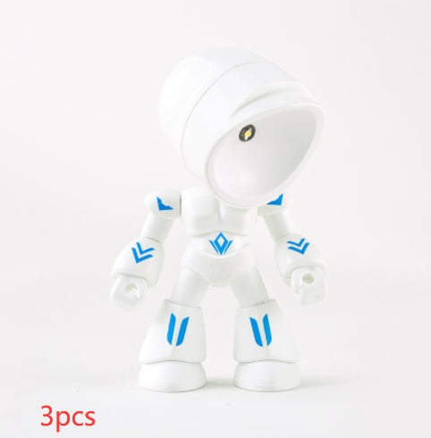 Cute LED Hero Table Lamp Mini Portable Cool Cute Robot