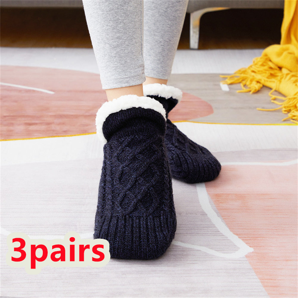 Winter Woolen Socks Women Thicken Warm Home Bedroom Socks