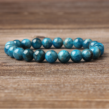 Natural Blue Apatite Bracelets Are Suitable For Men And Women