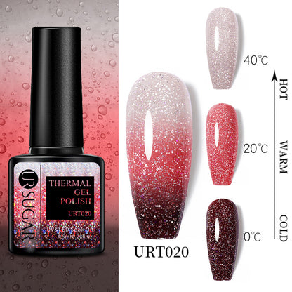 UR SUGAR Thermal  Thin Glitter 3 Colors Soak Off UV Gel