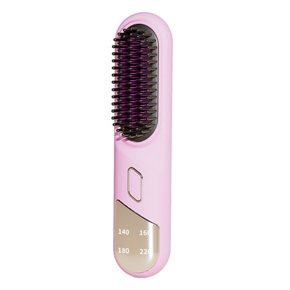 Wet Dry Hair Straightener Cordless Hair Straightener Brush