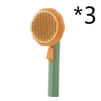 New Pet Cat Brush Self-cleaning Comb Looper