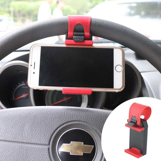 Car Steering Wheel Phone Clip Mount Holder Universal