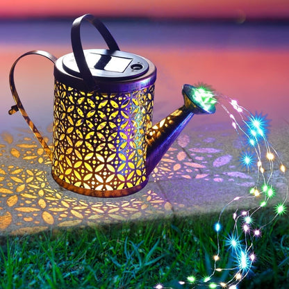 Watering Can Lights, Copper Solar Garden Lights