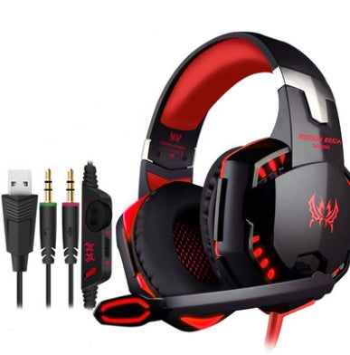 Wired Gaming Headset Headphones Surround Sound Deep