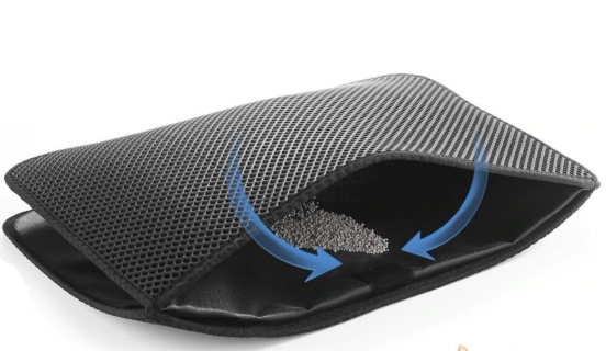 Waterproof Pet Cat Litter Mat EVA Double Layer Cat Litter Trapping
