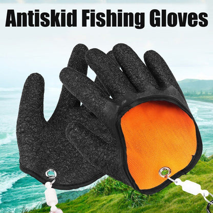 Fishing Gloves Anti-Slip Protect Hand From Puncture Scrapes