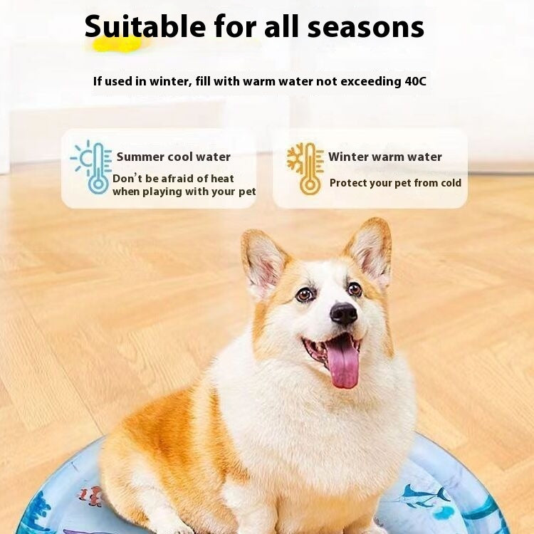 Summer Cooling Pet Water Bed Cushion Ice Pad Dog