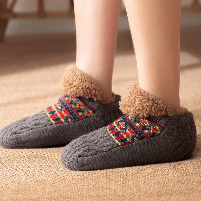 Floor Socks Fall And Winter Warm Non-slip Carpet Socks