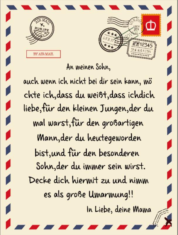 Letter flannel lamb wool blanket