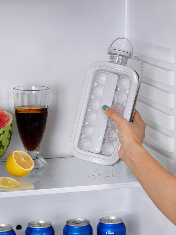 Vacane Ice Kettle Ice Ball Maker 2-In-1 Cold Water Bottle