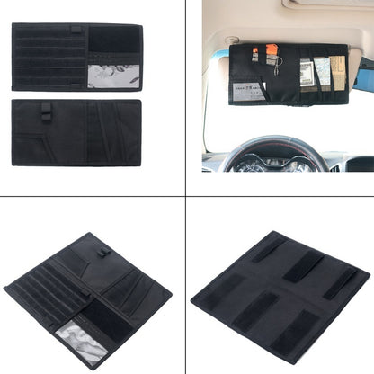 Vehicle Visor Panel Truck Car Sun Visor Organizer CD Bag Holder