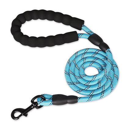 Hot Dog Traction Rope Dog Reflective Nylon Round Rope Traction