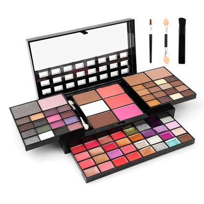 74 Colors Makeup Set Lip Gloss Blush Eyeshadow Highlight Combination