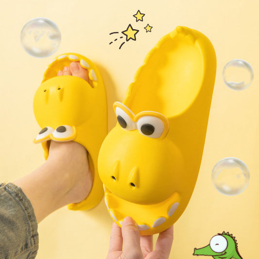 ﻿Kids Dinosaur Slippers Wholesale Summer Cartoon Parent Child Outdoor Sandals