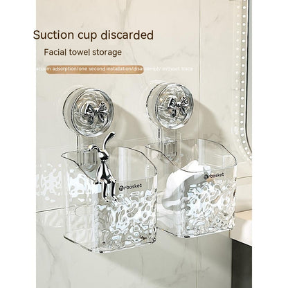 Waste Face Cloth Storage Box Bathroom Wall-mounted