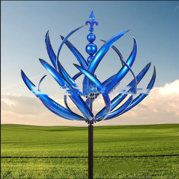 Home Fashion Personality Metal Rotating Windmill