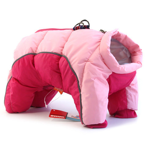 Pet Dog Winter Clothes Thick Warm Down Jacket Teddy Cotton Coat