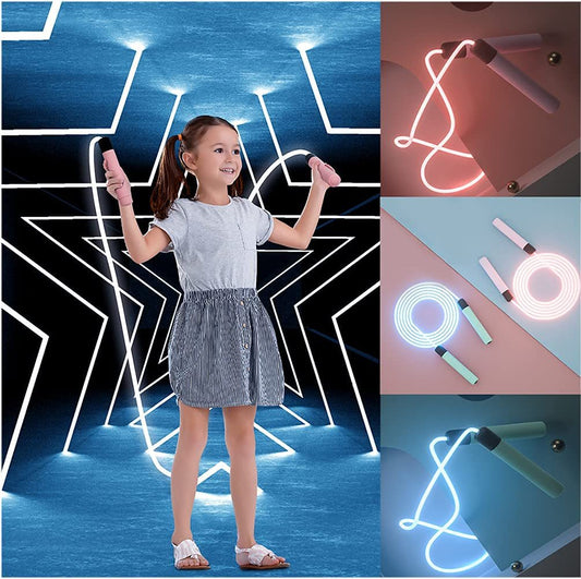 Luminous Rope Tangle-Free Rapid Speed Jumping Rope Crossfit Professional