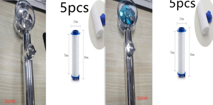 New Turbo Propeller Shower Head Water Saving High Pressure