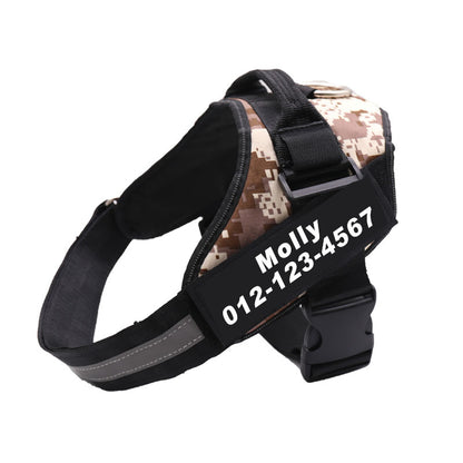 Personalized Dog Harness No Pull Reflective Vest