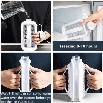 Cold Kettle Home Ice Tray Ice Box Mold Ice Ball Making Artifact Kitchen Tool