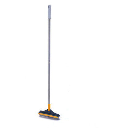 Floor Gap Cleaning Bristles Brush V-broom Rubber Wiper Glass