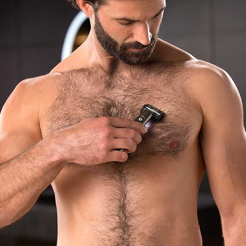 Wireless Rechargeable Precision Shaver Straight Shaver For Men