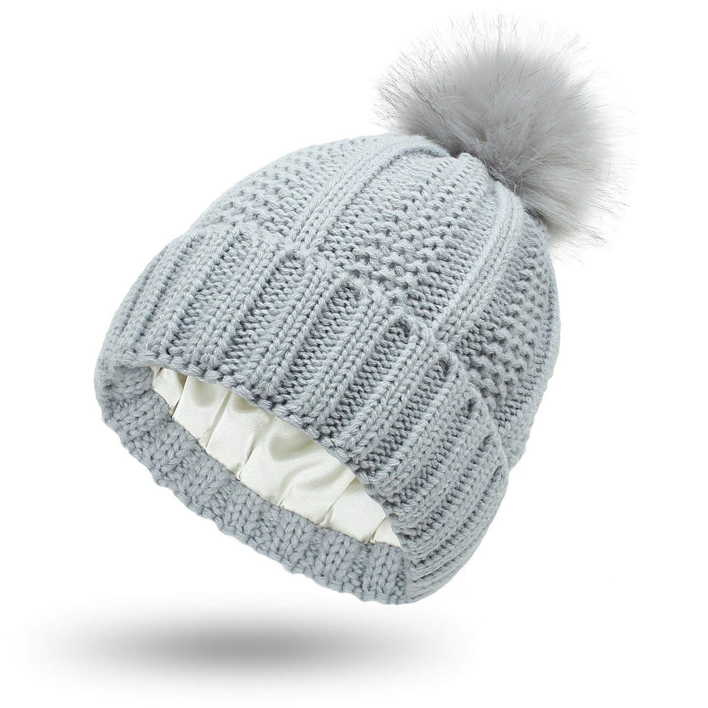 Winter Knitted Hats Fashion Stretchy Lined Skull Hats