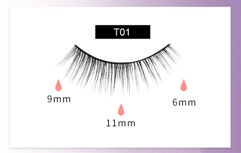 Reusable Magnetic Self-Adhesive Eyelashes No Eyeliner Or Glue Needed