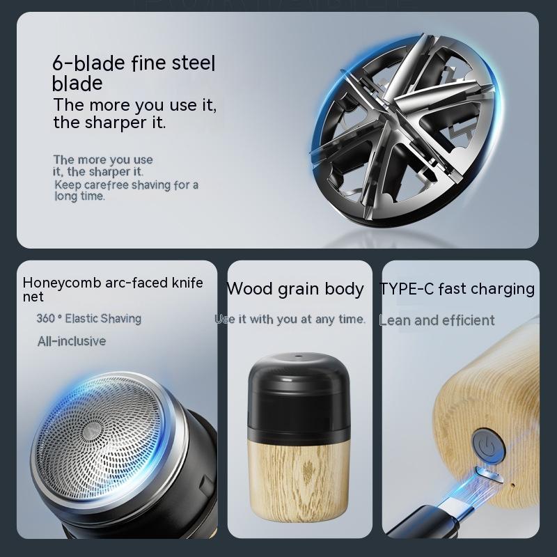 Mini Electric Shaver For Men Pocket Cordless Trimmer