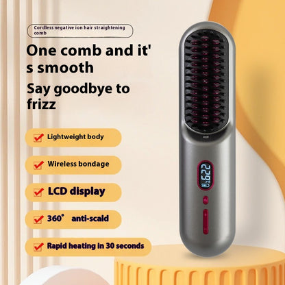 Straight Comb Anion Hair Straightener Dual-use