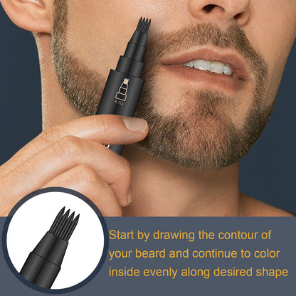 MOQ500Four Fork Head Beard Pen Beard Drawing Pen