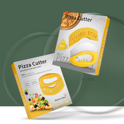 Stainless Steel Pizza Cutter With Protective Cover