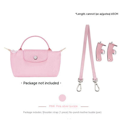 Wide Shoulder Strap Punch-free Leather Ring Crossbody