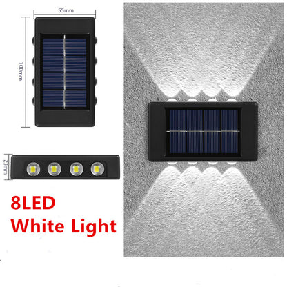 Solar Outdoor Garden Light Up And Down Glowing Atmosphere  Decorative