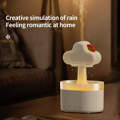 Rainbow After Rain Humidifier Snuggling 500ML Cloud Humidifier With Led Light