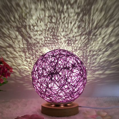 Creative Linen Table Lamp Novel and Unique LED Intelligent