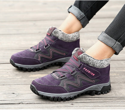 Winter warm and velvet thick couple shoes