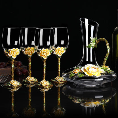 Wine glass decanter set gift