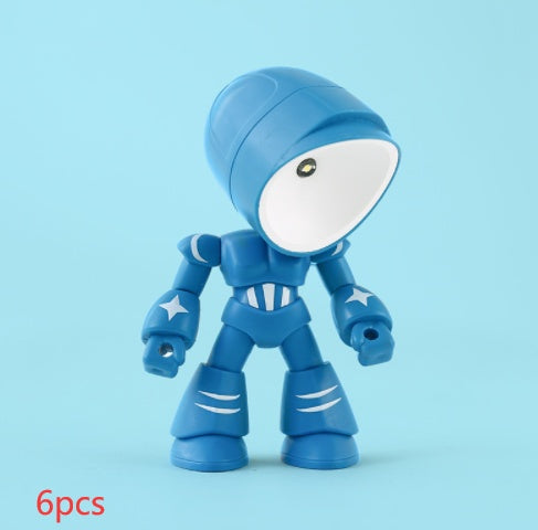Cute LED Hero Table Lamp Mini Portable Cool Cute Robot