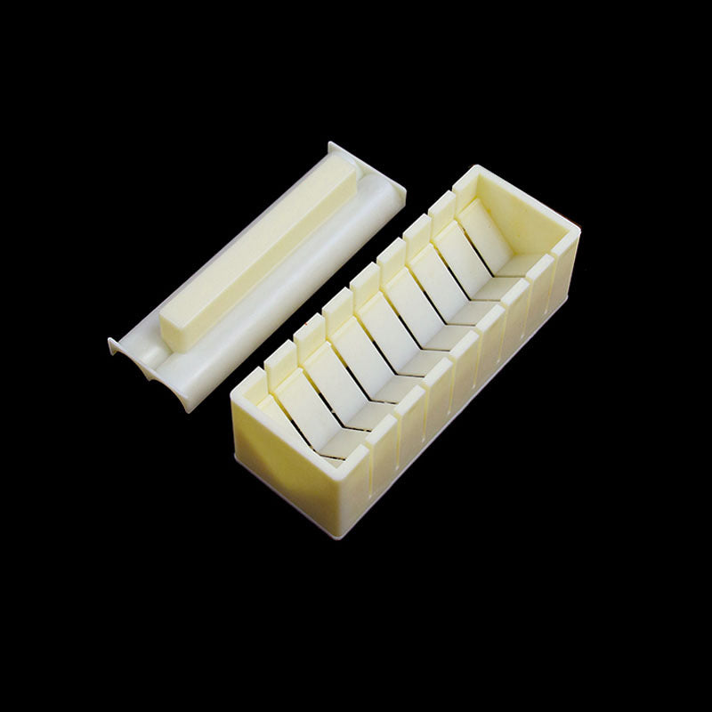 High-quality Plastic Manual Sushi Making Tool Kit with 5 Sushi Roll Molds