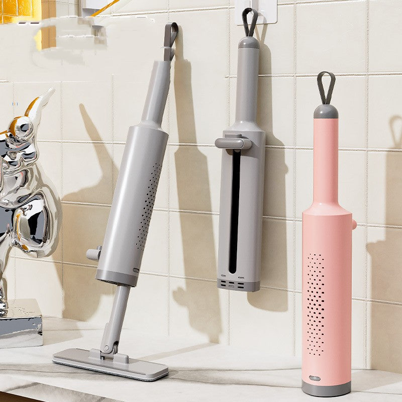 Rotatable Self-Squeeze Mini Mop With Crevice Brush Hand Wash-Free