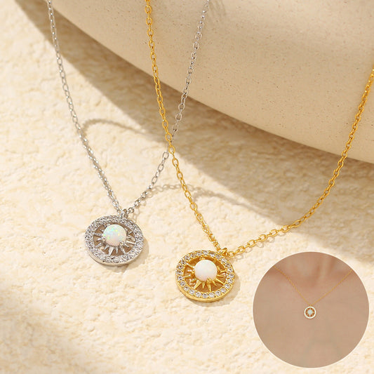 Fashion Jewelry Niche Moon And Sun Necklace