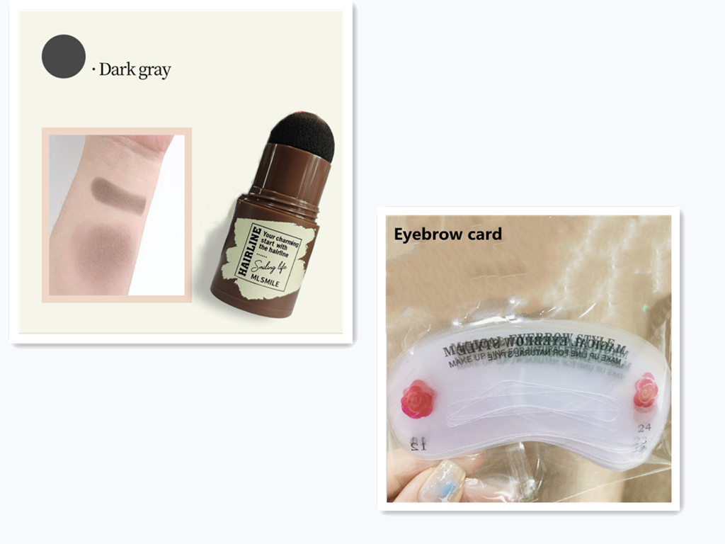 Brow Stamp Shaping Kit Eyebrow Stamp Waterproof Long Lasting